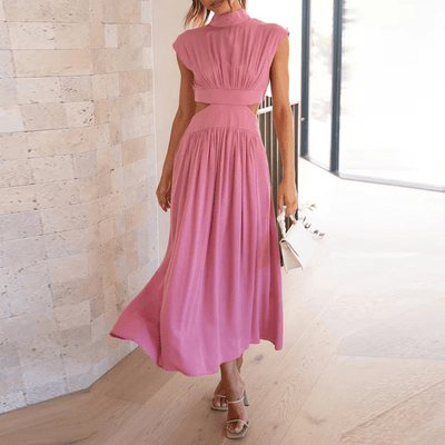 Moda Nova™ | Vestido largo fluido atemporal
