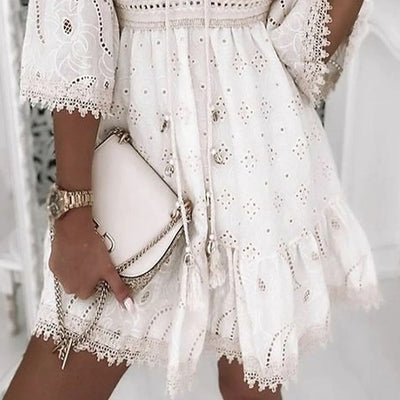 Karol - Vestido Corto estilo Ibicenco