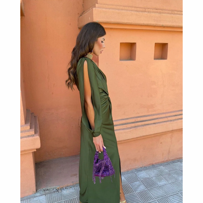 Moda Nova™ | Vestido de cóctel elegante