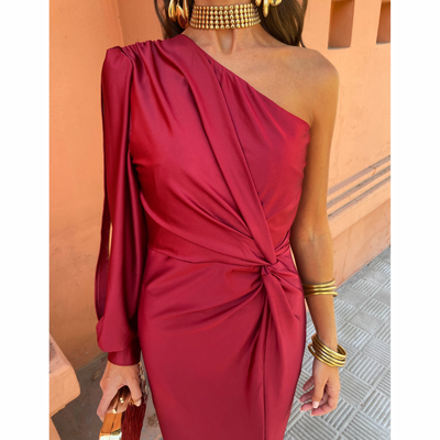 Moda Nova™ | Vestido de cóctel elegante