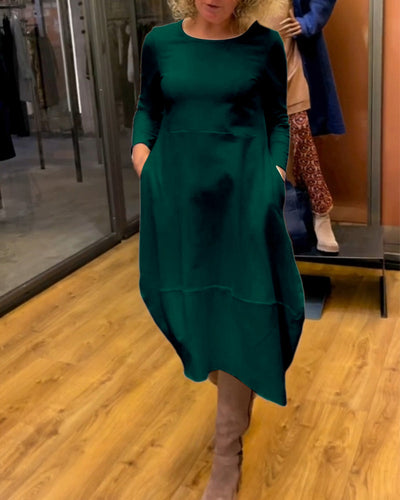 Mencía - Vestido Suelto con Bolsillos
