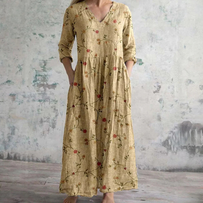 Moda Nova™ | Vestido de verano con estampado floral