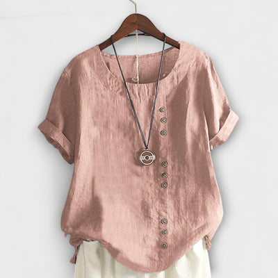 Nora – Blusa de mujer con mangas cortas