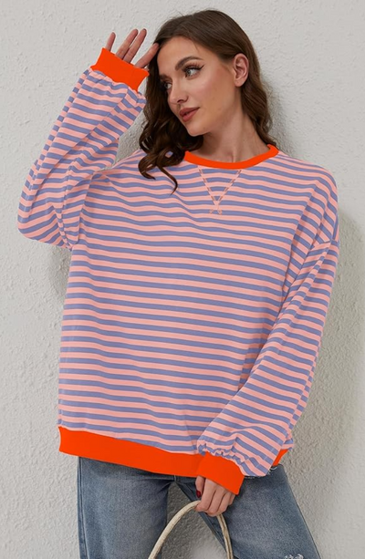 Marina - Jersey Oversize de Rayas