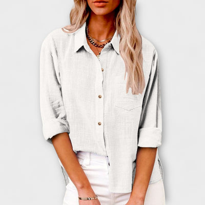 Eva – Camisa de lino de manga larga