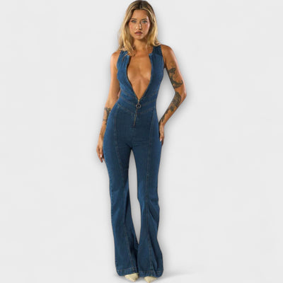 Rebecca – Denim Jumpsuit