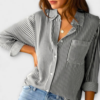 Alessia – Blusa de mujer a rayas casual