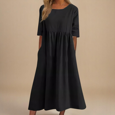 Moda Nova™ | Vestido favorecedor de algodón