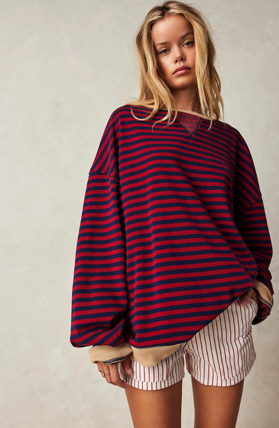 Marina - Jersey Oversize de Rayas