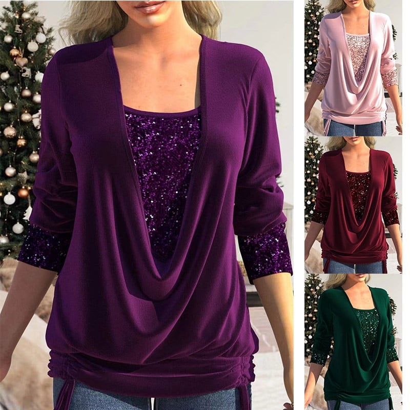 Adriana - Camiseta con Lentejuelas