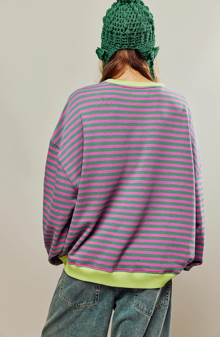Marina - Jersey Oversize de Rayas