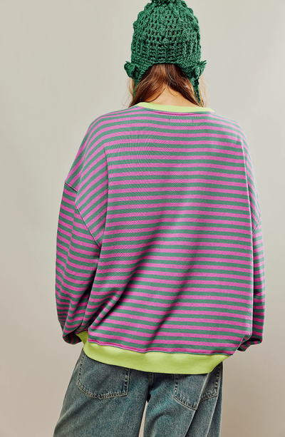 Marina - Jersey Oversize de Rayas