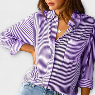 Alessia – Blusa de mujer a rayas casual