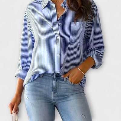 Alessia – Blusa de mujer a rayas casual