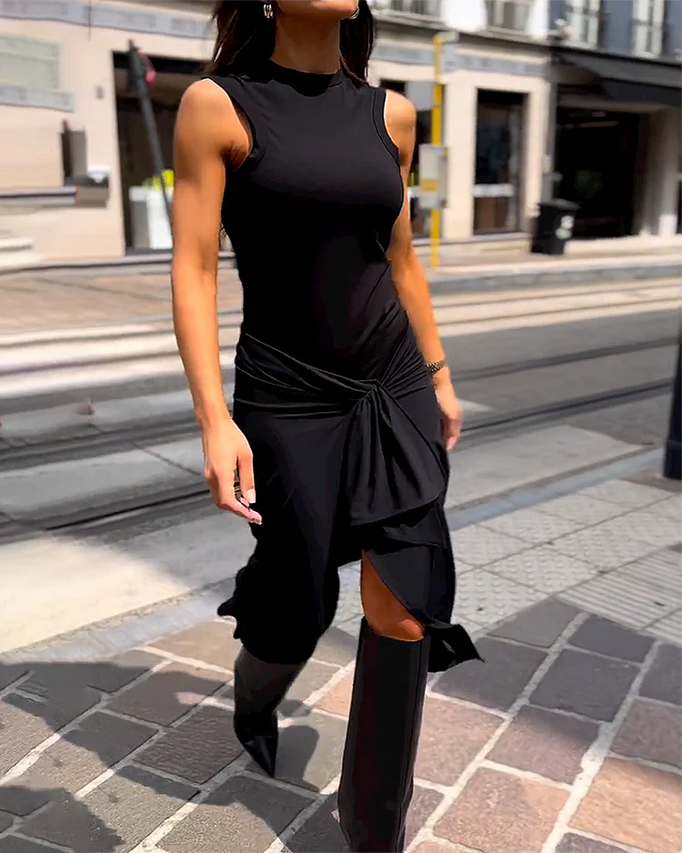Eulalia - Vestido Midi sin Mangas
