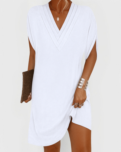 Moda Nova™ | Elegante vestido con cuello en V