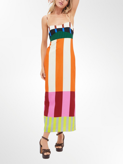 Neus - Vestido largo multicolor