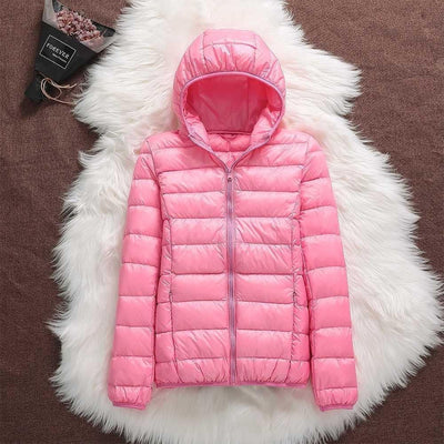 Nord - Chaqueta impermeable con plumón blanco de pato y diseño plegable