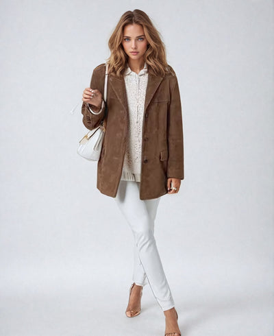 Ariana - Chaqueta Aterciopelada Elegante
