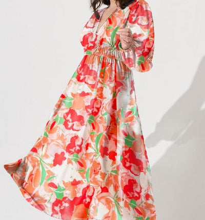 Nina - Vestido Elegante con estampado Floral