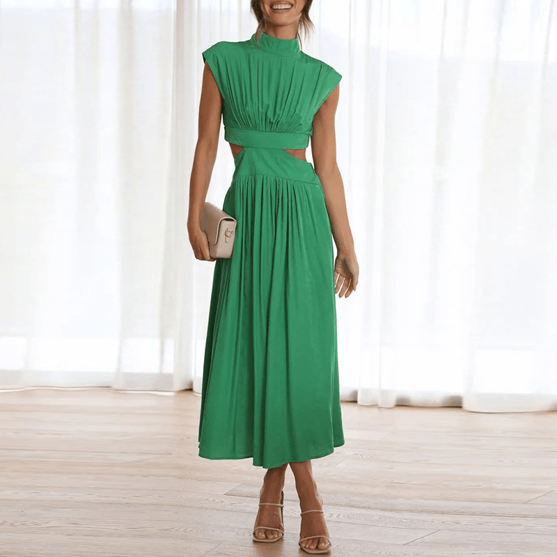 Moda Nova™ | Vestido largo fluido atemporal