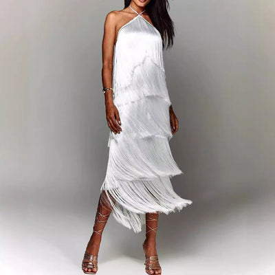 Tamara - Vestido con Flecos