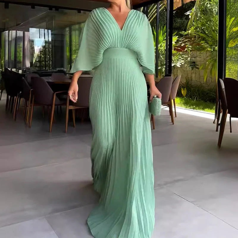 Victoria - Vestido Clásico Plisado