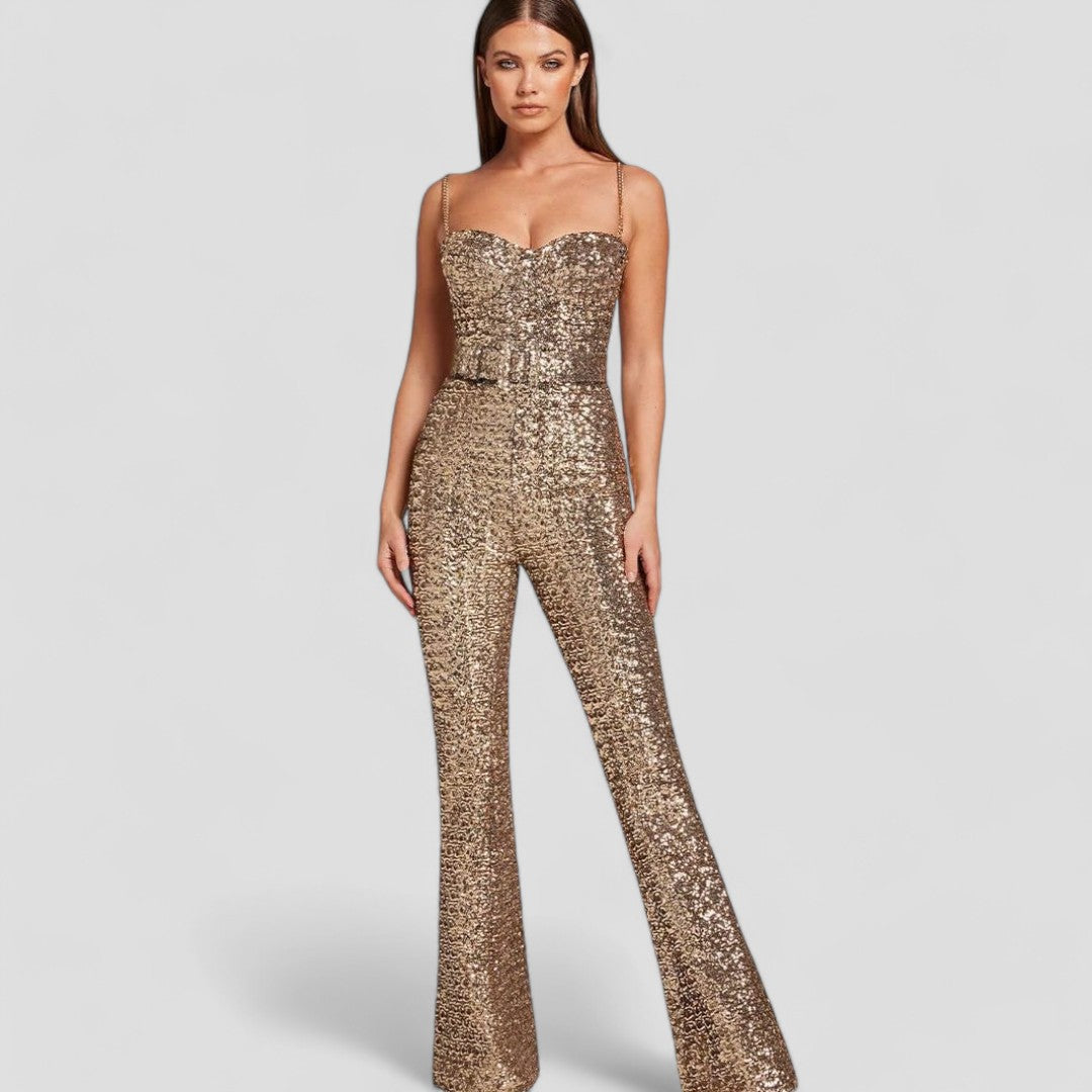 Cristina – Mono de lentejuelas glamuroso