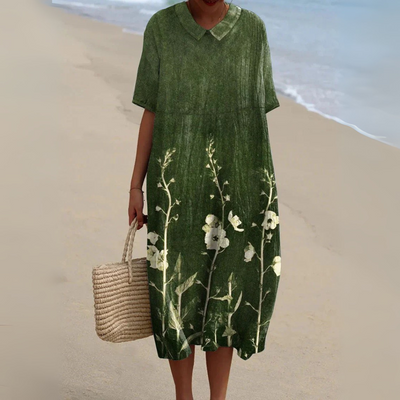 Moda Nova™ | Vestido suave con estampado floral