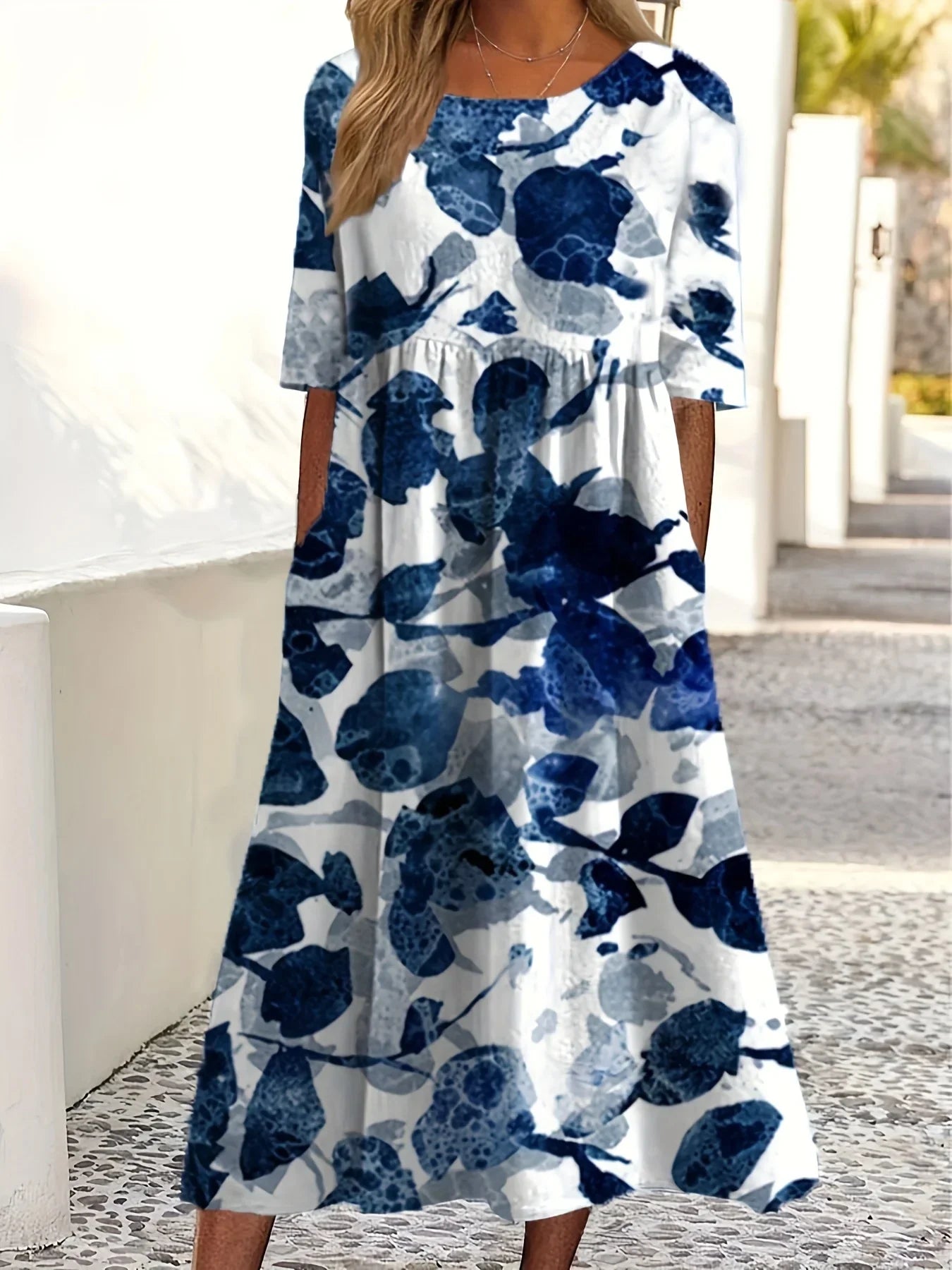 Moda Nova™ | Vestido floral suave