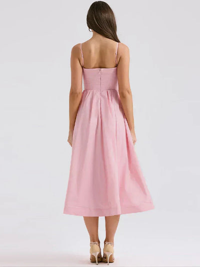 Moda Nova™ | Vestido con tirantes de espagueti