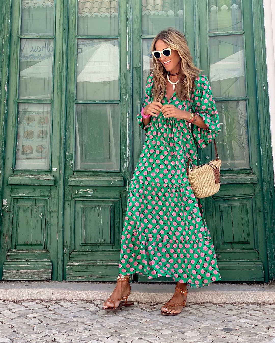 Moda Nova™ | Vestido de verano con estampado floral
