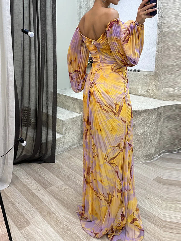 Triana - Vestido elegante colorido