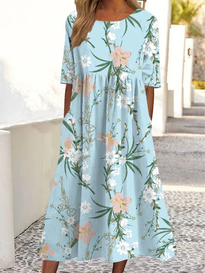 Moda Nova™ | Vestido floral suave