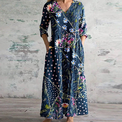 Moda Nova™ | Vestido de verano con estampado floral