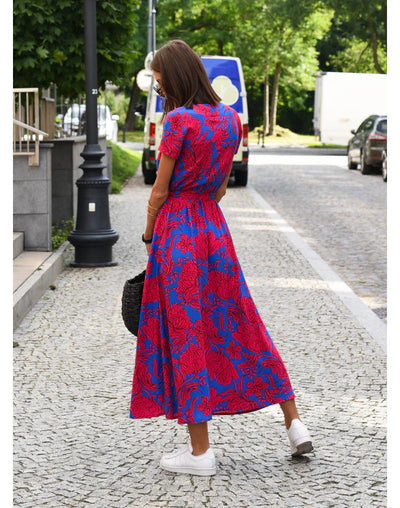 Fátima | Vestido colorido con Estilo
