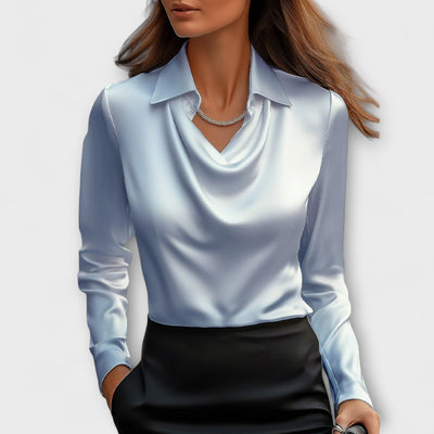 Aurora – Blusa de satén