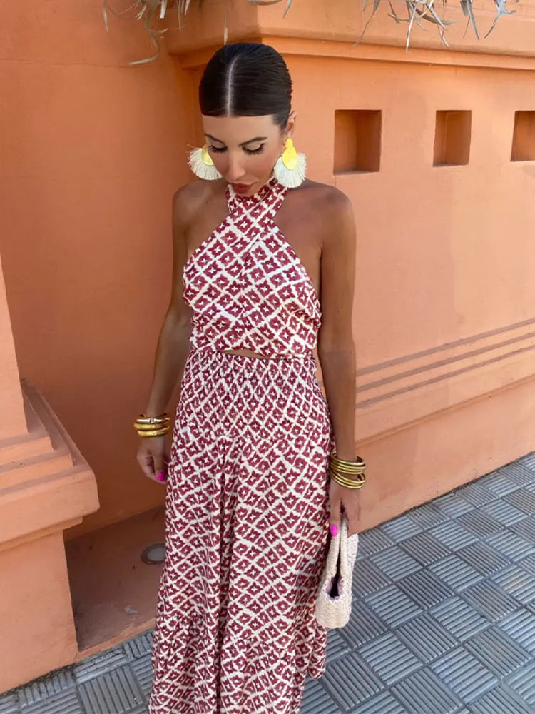 Moda Nova™ | Vestido midi elegante con hombros al aire