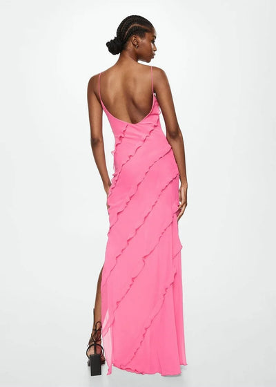 Violeta - Vestido Largo Elegante con Volantes