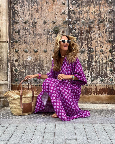 Moda Nova™ | Vestido de verano con estampado floral