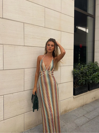 Azucena - Vestido Largo de Colores