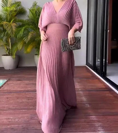 Victoria - Vestido Clásico Plisado