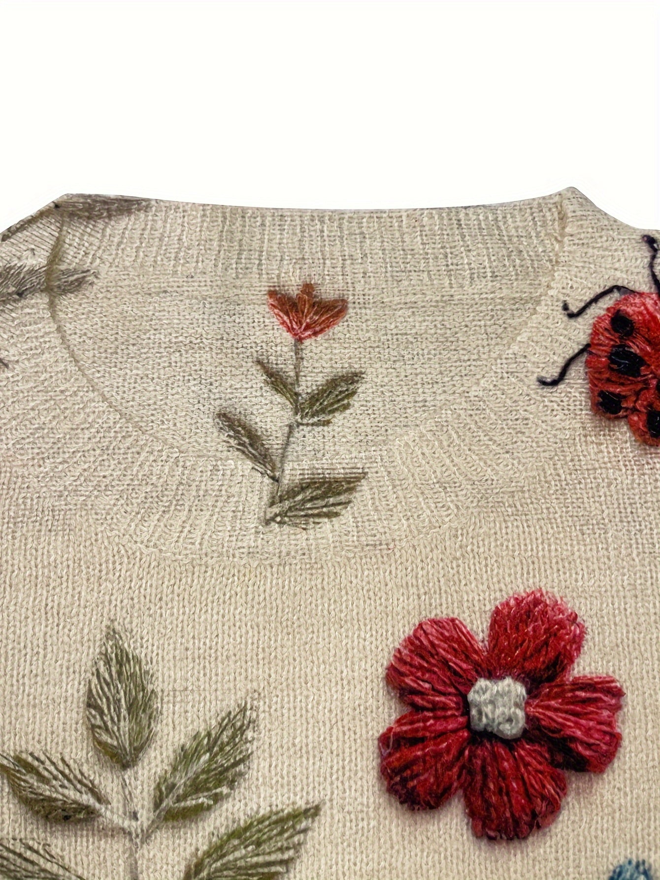 Agnes - Confortable Jersey Estampado Floral