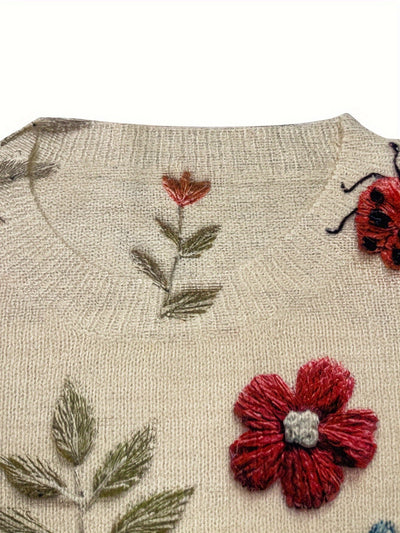 Agnes - Confortable Jersey Estampado Floral