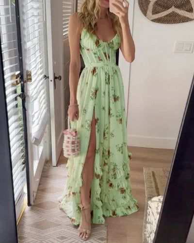Melina - Vestido Largo Floral