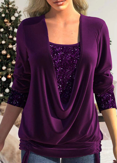 Adriana - Camiseta con Lentejuelas