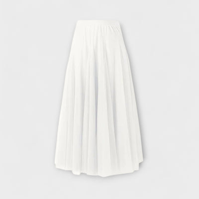 Lucia – Falda midi de malla plisada