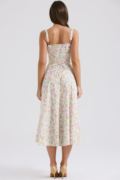 Zenia - Vestido Midi Ligero y Fluido