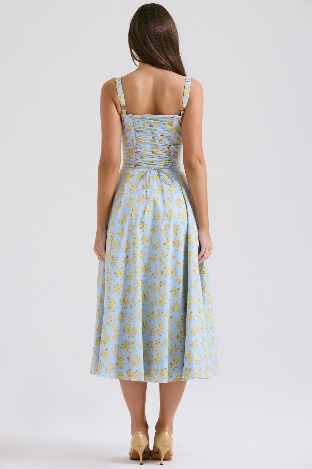 Zenia - Vestido Midi Ligero y Fluido