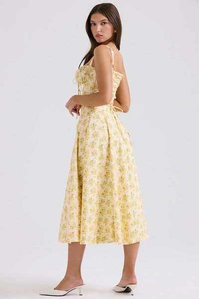 Zenia - Vestido Midi Ligero y Fluido
